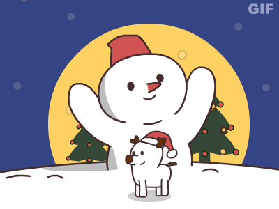 Merry Christmas christmas cute illustration snowman