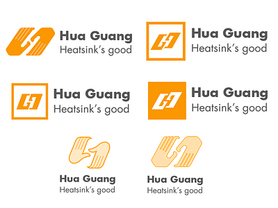 Heatsink logo ="h"+"g"+"hand" g h heat heatsink letter logo