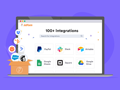 JotForm - 100+ Popular App Integrations