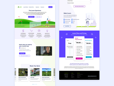 Redesigned Landing Page golf golf ball golf club golf landing golf page golf website golfgame landing landingpage pricing table redesign skytrak ui ui design uiux uiuxdesign ux ux design webdesign zeynepakdemir