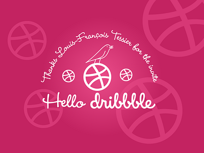 Hello Dribbble ! design dribbble hello hello dribble logo
