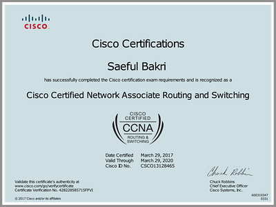 Cisco Sertified Network Associate
