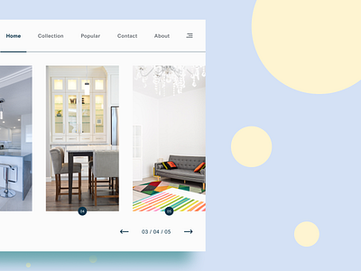 Interior landing page