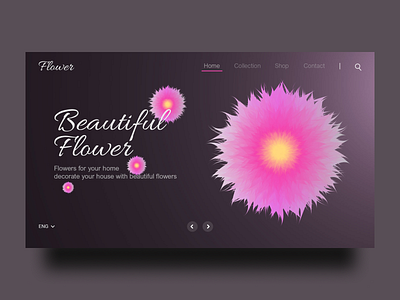 Landing page Flower