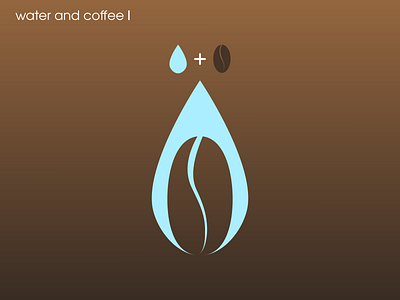 water + coffee branding design inkscape logo open source vector