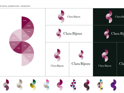 Clara Bijoux brand identity redesign