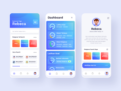 Study - Mobile App by Rahmat Jalaludin on Dribbble