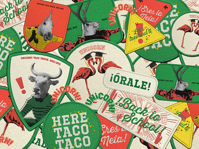 UNiCORN! - Taco Truck Branding branding design food truck logo design taco