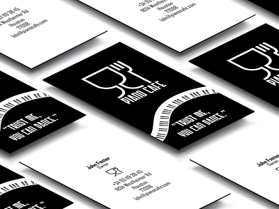 Piano Cafe Branding.