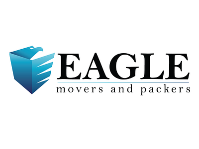 Eagle movers and packers Logo Design and color variations...