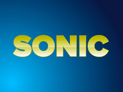 Sonic Animation animation design logo typography xd