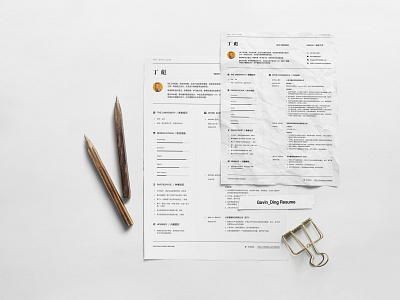 Resume Mockup 2020 resume mockup sketch typography ui