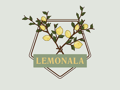 Lemonala Family Crest design illustration