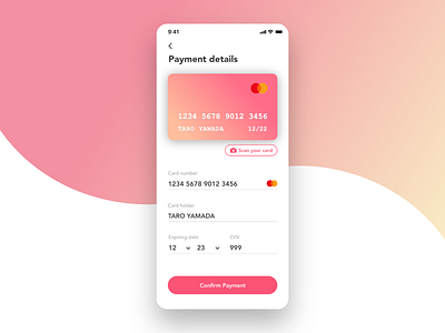 Daily UI 002 - Credit Card Checkout