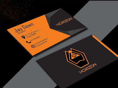 Horizon slide 3 business card branding