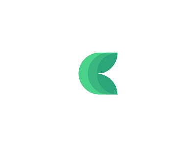 Leaf Logo clean design eco flat green icon illustration leaf logo minimal vector