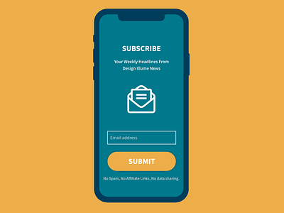 DailyUI 026 Subscribe daily 100 dailyui dailyui026