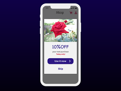 Daily UI  036 Special Offer