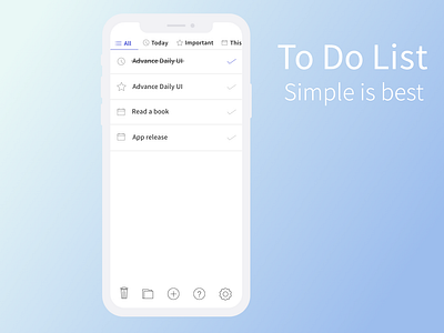 Daily UI 042 affinitydesigner daily 100 dailyui icon to do list uidesign