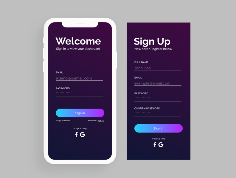 Daily UI - Sign Up by Ishaan Nejeeb on Dribbble