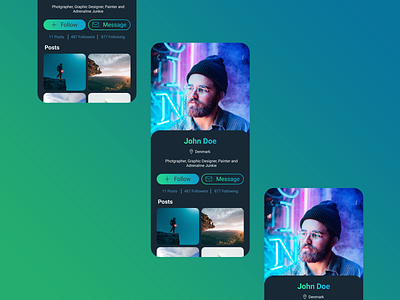 Daily UI - User Profile