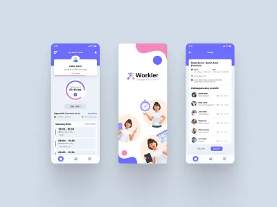 Workler App 2022 ui app employment hr jobs jobsearch mandloi marketing mobile recruiter app recruitment sandeep staffing work