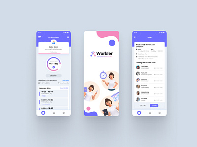 Workler App 2022 ui app employment hr jobs jobsearch mandloi marketing mobile recruiter app recruitment sandeep staffing work