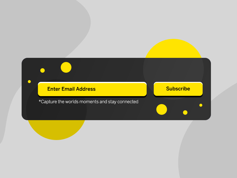 Subscribe Card | Banner Design illustration sandeep banner ad ads web site app banner design ui web web banner webbanner banner