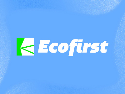 Ecofirst Logo icon illustrator logo sandeep ui web