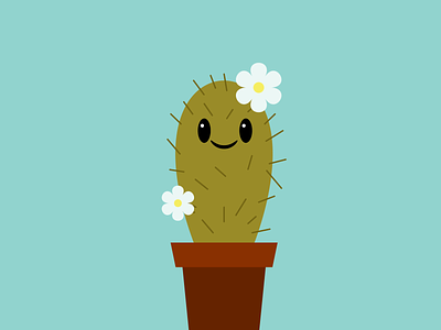Cute Cactus adobe illustrator illustration vector