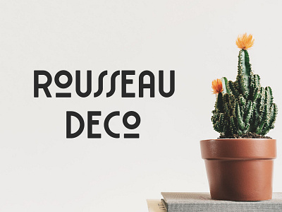 Rousseau Deco Free Font branding business cards clothes clothing design fashions font free font free typeface greeting cards invitations letters logo logos packaging poster designs posters quotes typeface typography