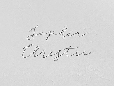 Sophia Christie - Free Script Font branding design font free font free typeface freebies hand writing identity illustration invitations letters logos quotes typeface typography