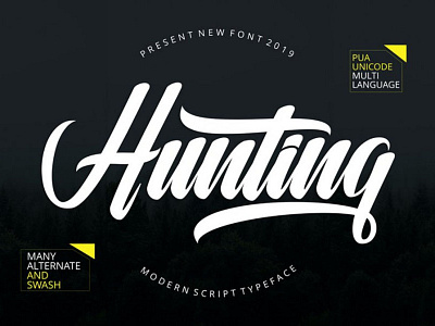 Hunting Free Script Font