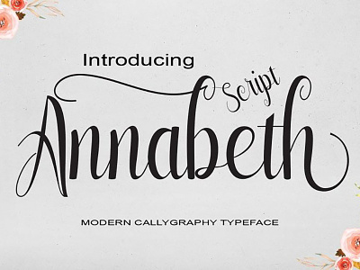Annabeth Free Script Font branding design font free font free typeface freebies invitations letters typeface typography