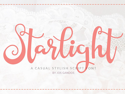 Starlight Free Casual Script Font branding clothes design fashions font free font free typeface freebie freebies invitations letters quotes typeface typography