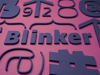 Blinker Free Font Family