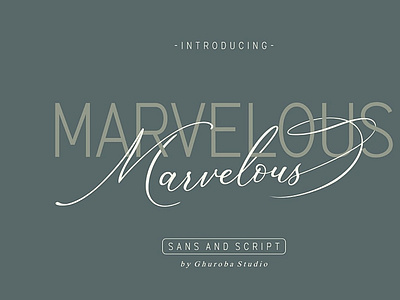 Marvelous Free Font Duo