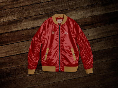 Free Bomber Jacket Mockup