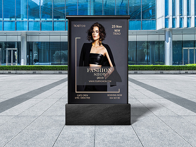 Free Urban Poster Mockup PSD