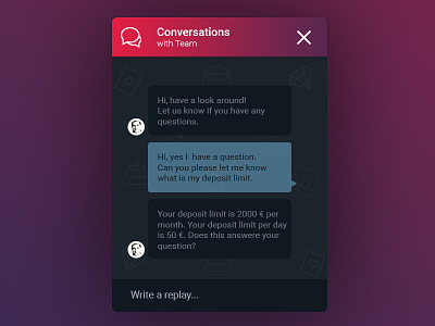 Chat Box chatbox design ux