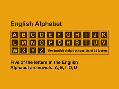 English Alphabet branding design icon illustration inspiration logo typography ui ux vector