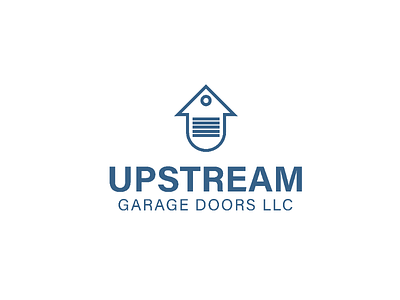 Upstream Garage Door Logo