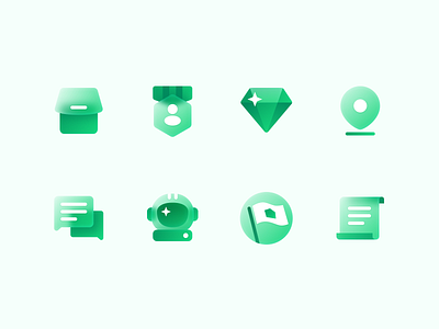 Frosted Glass Icons 1