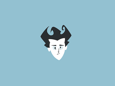Wilson character dont starve game illustration indie simple vector wilson