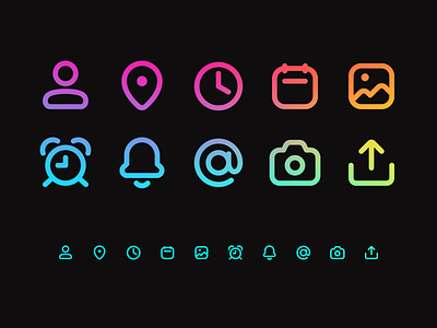 Bold Line Icons