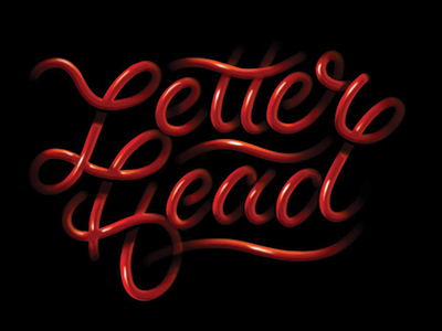 Letterhead. handlettering letter logo type typography