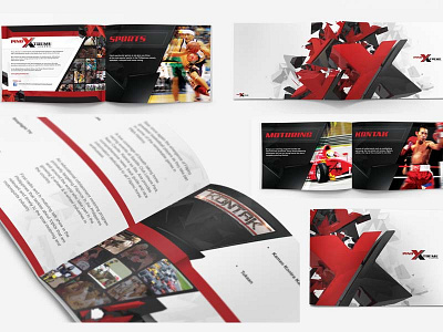 TV Channel Collateral broadcast brochure layout manila sports tv