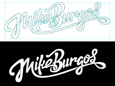 Typography lettering manila typography