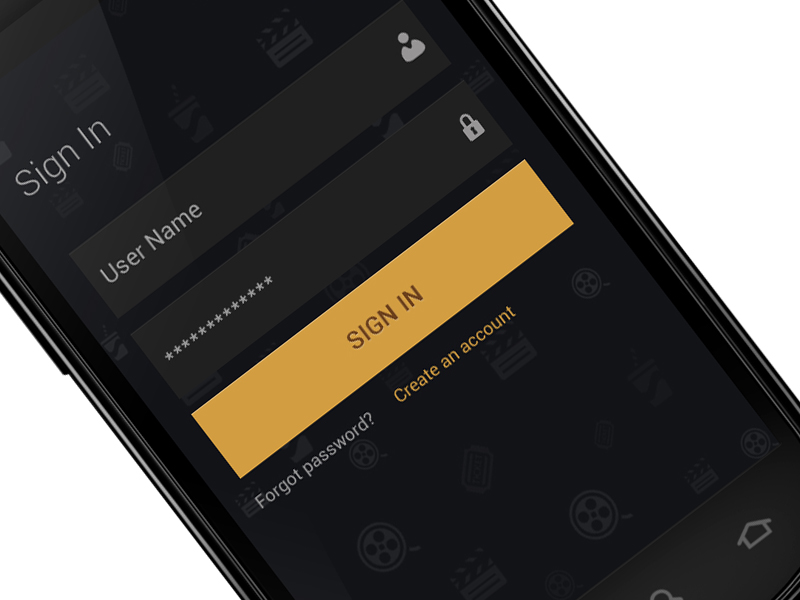 Mobile App Login Page by Murugesh Palani | Dribbble | Dribbble