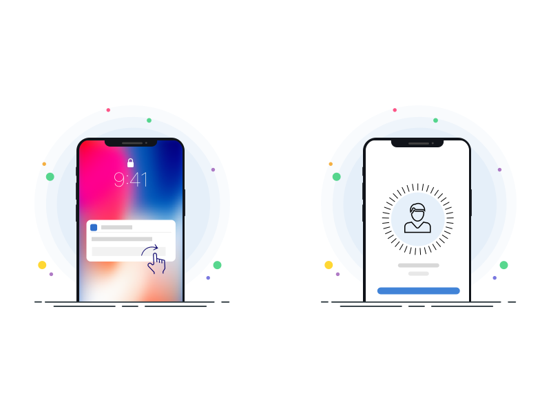 IPhoneX App Onboarding by Murugesh Palani on Dribbble